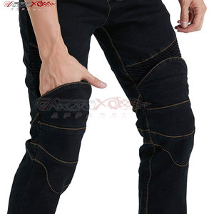 Pantalones vaqueros de moto para hombre con tela fuerte y comodidad de conducción Pantalones vaqueros de motocicleta para hombre con costuras adicionales - Product Image 6