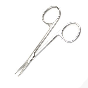 กรรไกรสเตนเลสทางการแพทย์สำหรับอุตสาหกรรมกรรไกรตัดเล็มแบบตรงมีความยาว5นิ้วออกแบบได้ตามต้องการ - Product Image 4