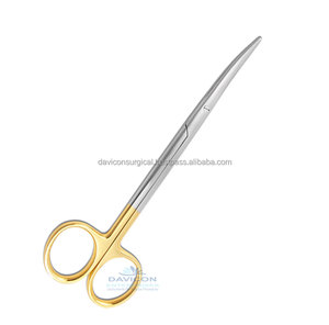 Tijera profesional de alta calidad 14,5 cm Brophy Sullivan TC carburo de tungsteno en acero inoxidable curvo/recto - Product Image 3