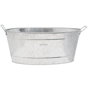 Galvanized Iron <b>Ice</b> <b>Bucket</b> Durable Metal Custom Size And Finished For Bar Accessories Wine Cooler Oval Shape Wedding Home Deco - Product Image 3