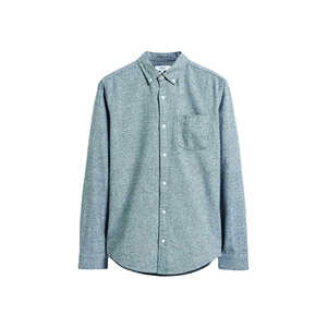 Camisa informal de moda personalizada para hombres Fitness Slim Fit Streetwear hombres camisas de manga larga con capucha - Product Image 5