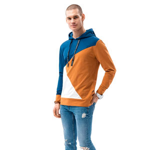 Sudadera térmica de invierno de calidad personalizada de peso pesado 380g de talla grande unisex Sudadera con capucha de Algodón 100% con bolsillos y logotipo bordado para hombre - Product Image 1