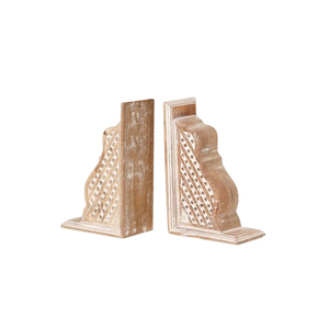 Serre-livres en bois décoratifs pour la maison prix de gros Supports de livres en Inde catalogue de gros serre-livres en bois spécial - Product Image 4