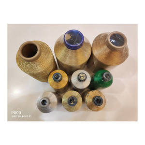 Dernier Stock Arrivée Véritable Qualité ISO Certifié Haute Torsadé MH-Type Fil de Polyester Métallique pour la Couture et le Tissage - Product Image 1
