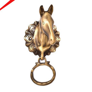 Nuevo producto: Timbre de puerta con diseño de cara de caballo con acabado antiguo para decoración de puertas de casa y habitaciones. - Product Image 1