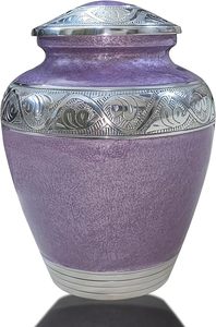 Handmade <b>Large</b> Adult Size Mosaic Aluminium Glass Cremation <b>Urn</b> Individual Tiles Hand Applied Unique Funerals Funeral Supplies - Product Image 5