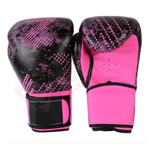 Wholesale Leather-Printed Boxing <b>Gloves</b> Professional Cheap-Price Custom Logo Sport-Winning PU Leather Boxing <b>Gloves</b> OEM - Product Image 2