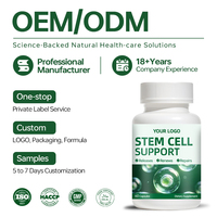 Capsules de soutien aux cellules souches de qualité supérieure, vieillissement sain, bien-être cellulaire, formule mitochondriale, usine GMP, OEM, ODM