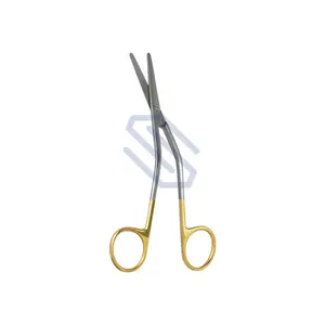 Tesoura de fomon dorsal de 14cm ,5 1/2, instrumentos cirúrgicos de aço inoxidável ce