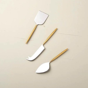 100% Genuine Quality Custom Made Luxury Design Wedding Usage Sustainable Brass Handle Silver <b>Cheese</b> <b>Set</b> From Top Supplier - Product Image 1