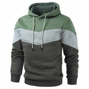 Hoodies Men Factory Supply Bulk Wholesale Stylish Casual Streetwear <b>Warm</b> <b>Fleece</b> Pullover Winter Wear OEM ODM Low MOQ - Product Image 1