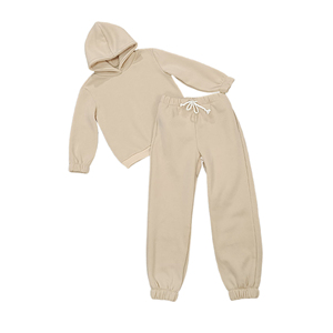 Ensembles de vêtements d'hiver personnalisés pour enfants, sweat-shirt avec pantalon de survêtement, survêtements 2 pièces pour filles, nouveauté 2024 - Product Image 6