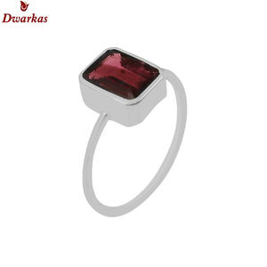 Anillos de joyería de moda, anillo de plata de ley 925 con piedra preciosa de granate, joyería para regalo del Día de San Valentín, joyería para mujeres y hombres - Product Image 1