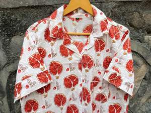 Conjunto de Pijamas cortos de algodón puro de lujo 100% algodón regalo del Día de San Valentín conjunto de Camisa de algodón para mujer con pantalones cortos colección Bikini de playa - Product Image 3