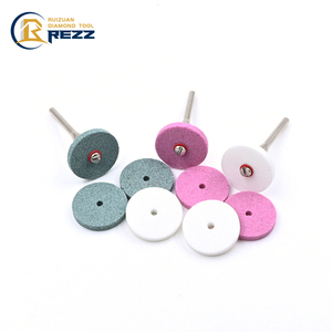 Meules rotatives à tige REZZ de 1/8 pouces meules montées en oxyde d'aluminium Kits d'affûtage pour meuleuse rotative <span class=keywords><strong>Dremel</strong></span> - Product Image 1