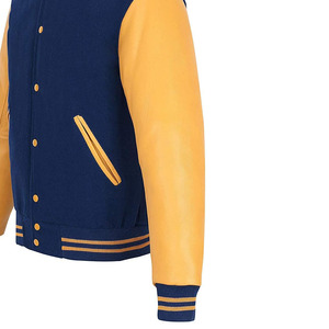 Vente en gros, meilleure vente, veste universitaire d'hiver personnalisée pour hommes, nouveau modèle de mode avec lettre, veste vierge - Product Image 5