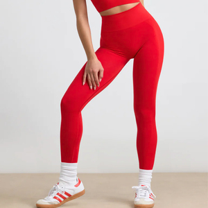 Ropa deportiva personalizada, pantalones de Yoga, mallas elásticas suaves, mallas de entrenamiento sin costuras, mallas de Yoga con cintura elástica para gimnasio y Fitness - Product Image 4