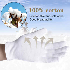 Custom Logo Cotton <b>Gloves</b> Ideal for Cleaning & Safety - Product Image 2