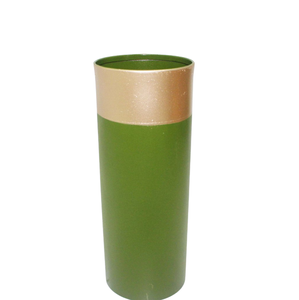 Décoration de jardin Jardinière ronde en fer Couleur vert mat Seaux pour la maison et le salon Décoration faite à la main - Product Image 1