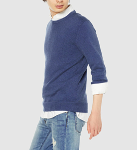 Pull-over respirant en cachemire 100% polaire pour homme, personnalisable avec logo, séchage rapide, grandes tailles - Product Image 2