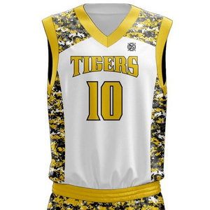 Meilleurs uniformes de basketball unisexes d'été du fournisseur, imprimés, 100 % polyester, haute qualité, respirants, vêtements de sport personnalisés, offre spéciale - Product Image 4