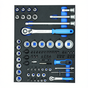 Gedore CT Tool Module <b>Socket</b> Set 1/4'' 1/2'' Including 81 Pieces - Product Image 2