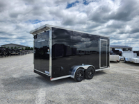 Remorque de transport fermée 2027 US 7X16' avec capacité de charge de 2001-3000 kg / hauteur de 84 pouces / Pro Gallery