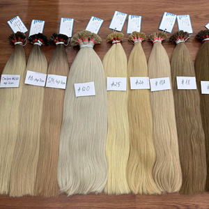 Extensiones de cabello humano vietnamita de calidad superior Punta de queratina Fre Bond Punta plana Extensiones de cabello - Product Image 6