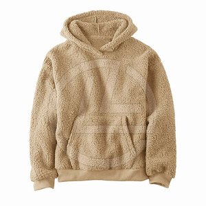 Sweat-shirts à capuche en fourrure pour hommes, 100% coton, personnalisés avec logo, haute qualité, vente en gros, streetwear - Product Image 1