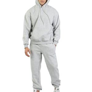 Survêtements en molleton lourd de qualité supérieure pour hommes, vêtements de sport, ensemble deux pièces à capuche et jogging pour hommes - Product Image 1