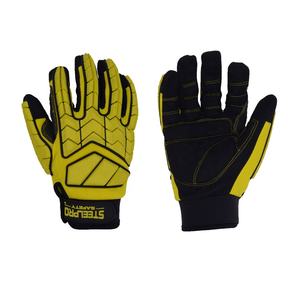 Gants de mécanicien en cuir de qualité supérieure résistants à la chaleur de marque personnalisée antistatiques antivibrations sans silicone sans poudre personnalisables - Product Image 4