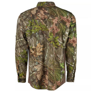 Veste de chasse en toile à manches longues pour homme, imperméable, coupe-vent, respirante, pour le sport, le camping en plein air, camouflage noir Python - Product Image 3