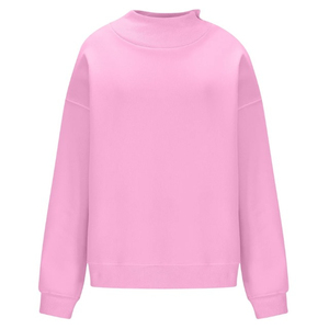 Jersey informal de secado rápido ligero de poliéster/algodón ecológico con cuello alto largo de invierno para mujer de la mejor calidad - Product Image 6