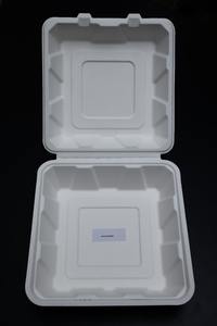 Boîte à lunch jetable à fermeture sécurisée 13 6 à clapet conçue pour prévenir les déversements et maintenir la fraîcheur Supports d'emballage vert - Product Image 3