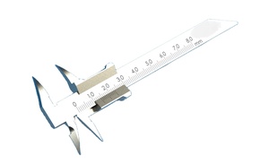 Pieds à coulisse dentaire BEERENDONK Double extrémité | Pied à coulisse de mesure d'implant | Pied à coulisse de type Zuricher - Product Image 2