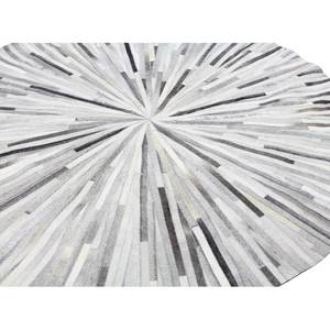 พรมหนังวัวแท้สไตล์โมเดิร์นหรูหรา งานแฮนด์เมด ดีไซน์ลายปะติดสุดหรู ทนทานต่อสัตว์เลี้ยง ไม่ลื่น - Product Image 1