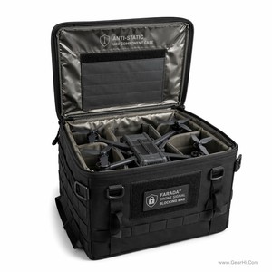 Anti-Static Waterproof Heavy Duty UAV Component Case Faraday <b>Drone</b> Signal Blocking Bag Thermal Battery Storage Pouch <b>Quadcopter</b> - Product Image 1