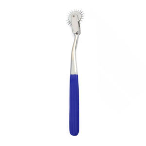 Wartenberg Neuro Pinwheel de qualité chirurgicale 1 tête poignée enduite de bleu pour les tests sensoriels couleur argent en acier inoxydable - Product Image 6