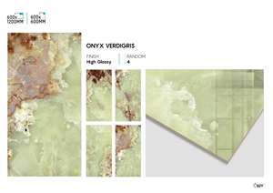 Carreaux de porcelaine modernes à haute brillance 24x48 pouces Carreaux de sol polis pour les intérieurs contemporains - Product Image 2