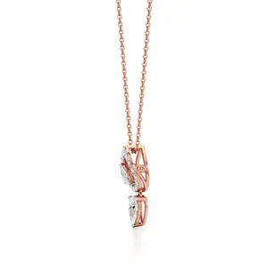 สร้อยคอจี้เพชรทรงหยดน้ำสุดหรู - Product Image 3