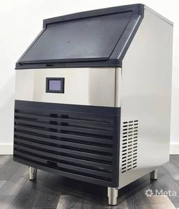 New Desig Commercial <b>Stainless</b> <b>Steel</b> Automatic <b>Cube</b> <b>Ice</b> Maker Machine with Black Lid and Digital Display - Product Image 1