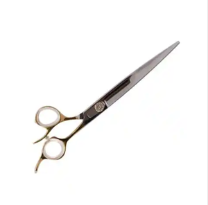 Logo personnalisé Ciseaux de toilettage pour chiens 7 pouces Blue Gem Ciseaux de toilettage pour animaux de compagnie droits - Product Image 1