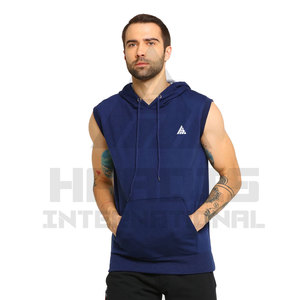 Custom Made Concevez votre propre sweat à capuche sans manches pour hommes vente en gros de sweat à capuche sans manches pour hommes - Product Image 4