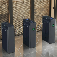 ACS AUTO Electronic Flap Barrier Torniquetes Control de acceso para edificio de oficinas Gimnasio RFID Reconocimiento facial para seguridad