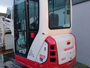 Takeuchi Tb216 Mini Crawler Graafmachine Met Yanmar/Kubota Motor Huade Hydraulische Cilinder Gebruikte Staat-Nieuwe Emmer Bevestiging - Product Image 2