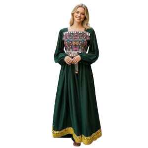 New Design Customized Fancy Printing Embroidery Frock and Shalwar Trouser 2pcs Pathani Suit Dress Afghani Dresses Set Breathable - Product Image 1