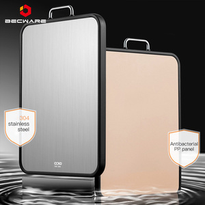 Tagliere in acciaio inossidabile per la cucina, la casa e il pannello impastare, tagliere - Product Image 1