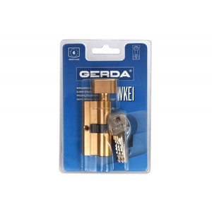 Cilindro de puerta Gerda E1 40K/30 con pomo (PAQUETE BLISTER) - Product Image 1