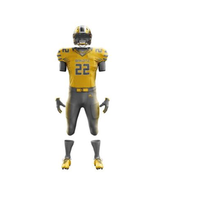 UNIFORMES DE FÚTBOL AMERICANO PERSONALIZADOS, plantilla de diseño de uniforme de fútbol americano 100% poliéster - Product Image 2