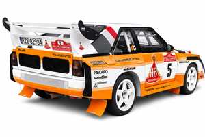 Audi Sport Quattro S1 E2 Rally Tribute 2 portes manuelle turbo AWD Hatchback blanc rouge orange design course - Product Image 3